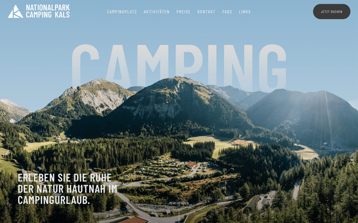 Nationalpark Camping Kals